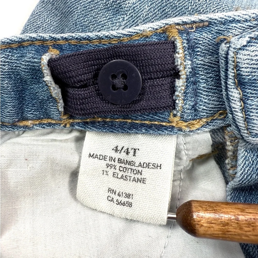 RALPH LAUREN Kids Bowery Skinny Jeans 4T Light Wash Denim Classic Preppy Vintage